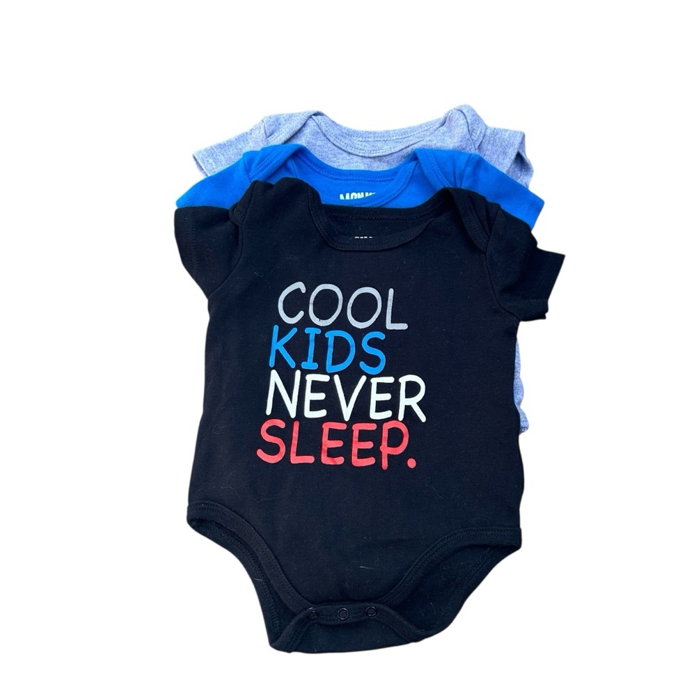 Set of 3 Monkey Bars 6-9 month boys bodysuit